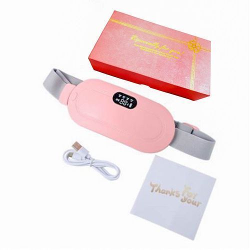 Heating Pad women Period Pain Cramp Relief Belt -Portable Menstrual Heating Pad, Heated Belly Belt for Menstrual Cramp Relief with 3 Heat Levels and 4 Modes, Electric Belt Massage for Women and Girls - Electric Massager Machine for Women