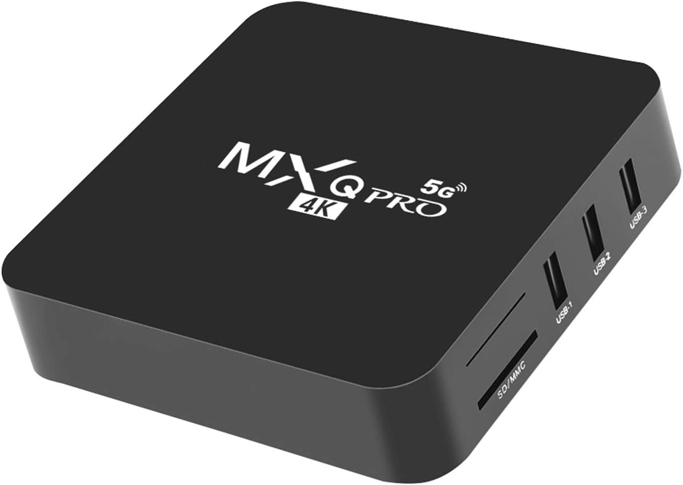 MXQ Pro 5G Android 13.1 TV Box 2024 Upgraded Ram 2GB ROM 16GB Android Smart Box H.265 HD 3D Dual Band 2.4G/5.8G WiFi Quad Core Smart Home Media Player