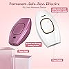 IPL Laser Hair Removal, Laser Hair Removal Device for Women Man, Painless Full Body & Face Hair Removal at Home (White)