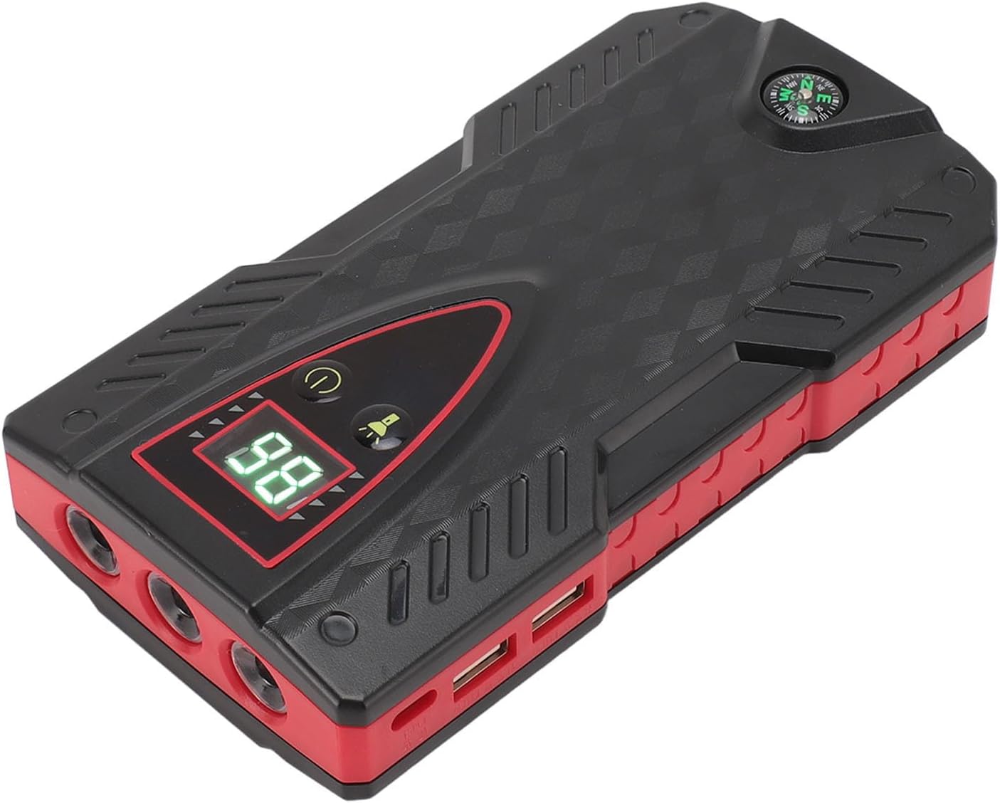 Car Battery Jump Starter Power Pack, 1000A Peak 12V, Portable 15000mAh Car Battery Booster Power Bank with LED Light for Up to 7.0L Petrol and 5.5L Diesel Engines