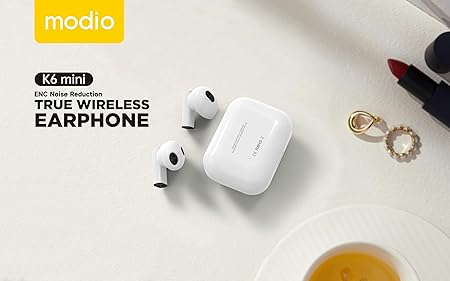 Modio K6 Mini Wireless Bluetooth Earbuds With HD Sound Quality andCompatible With All Android iso Devices