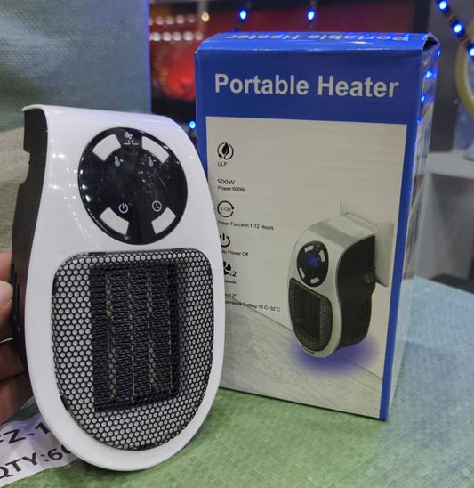 Portable Ceramic Mini Heater Plug-in Wall-Outlet Space Heater