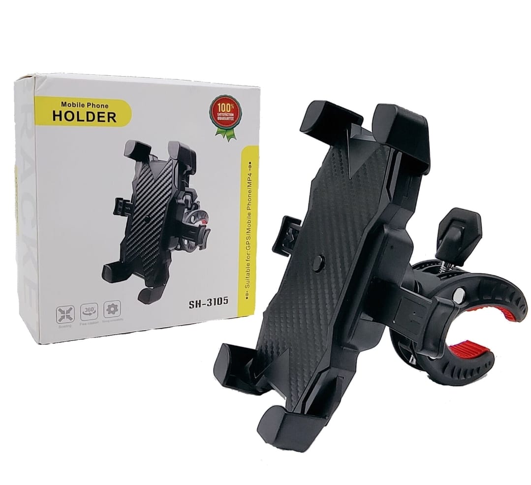 Bicycle & Motorcycle Mobile Phone Mount Holder HandlebarMobile Holder SH-3105 360° - Bike