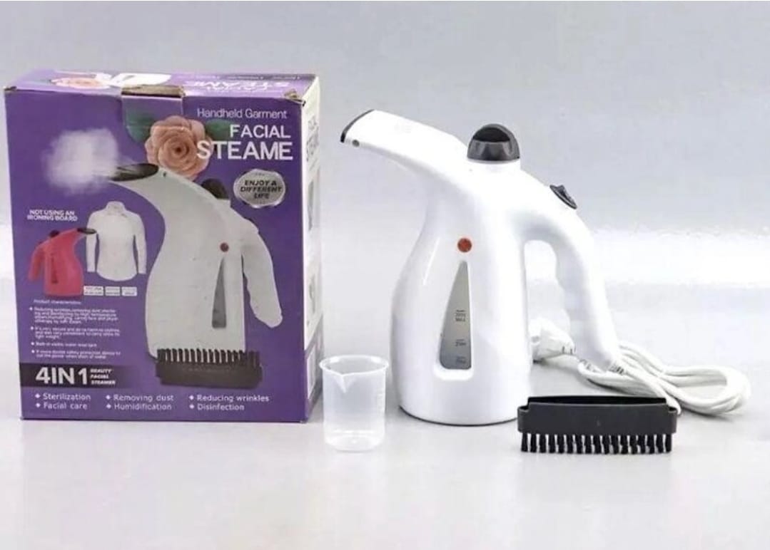 Portable Handheld Garment Steamer Clothes Facial Steamer for Face and Nose at Home and in Travel