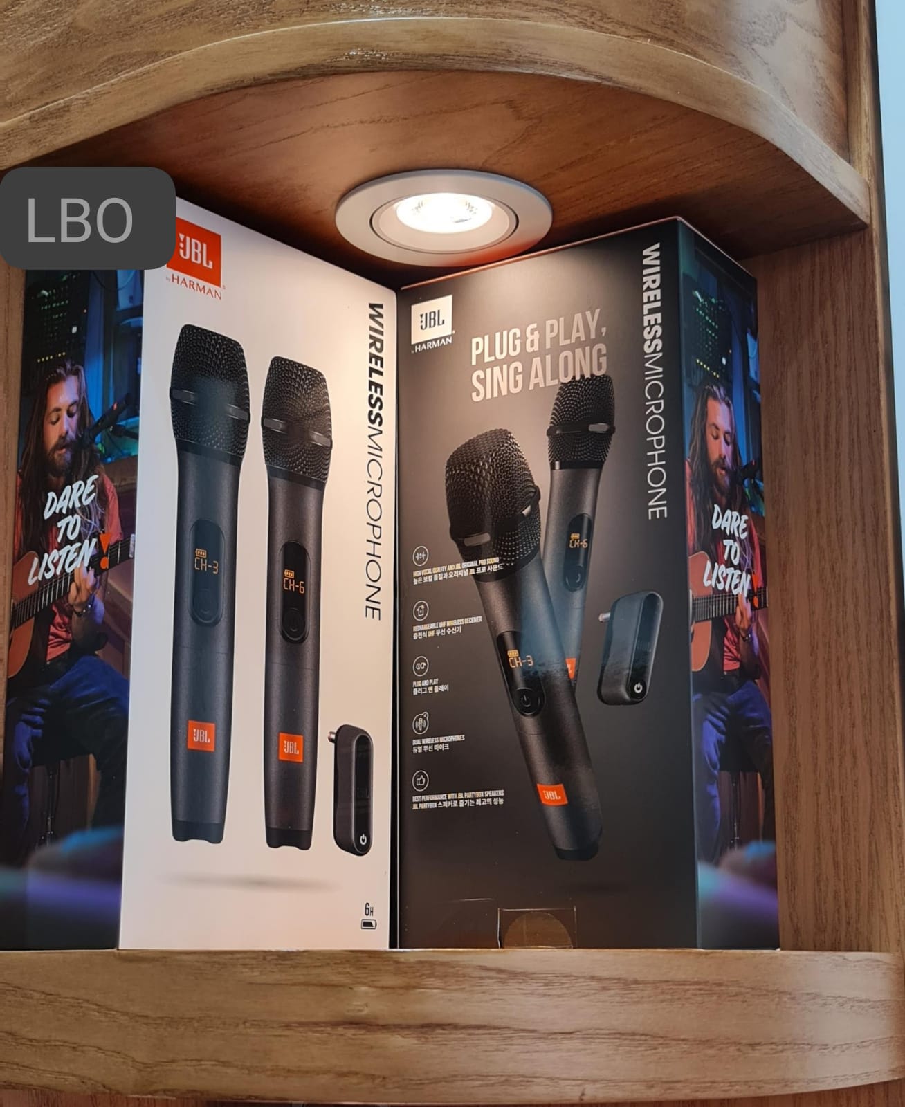 JBL Wireless Microphone with Two Microphone System