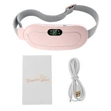 Heating Pad women Period Pain Cramp Relief Belt -Portable Menstrual Heating Pad, Heated Belly Belt for Menstrual Cramp Relief with 3 Heat Levels and 4 Modes, Electric Belt Massage for Women and Girls - Electric Massager Machine for Women