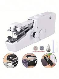 Portable Handy Stitch Machine Mini Sewing Machine Cell Operated Handheld Mini Silai Machine Handheld Portable Craft Sewing Machine Quick Stitch Sewing Tool for Home, Travel, Gift Etc.