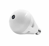 Wifi Spy Camera Bulb 360 View Day/Night Vision