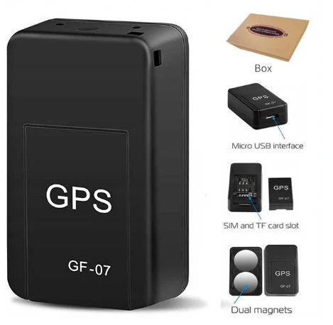 GPS Devices for Cars Wireless Mini Magnet Tracker with Sound Recording and Mobile App Connectivity for Kids, Pets, Cars & Bikes