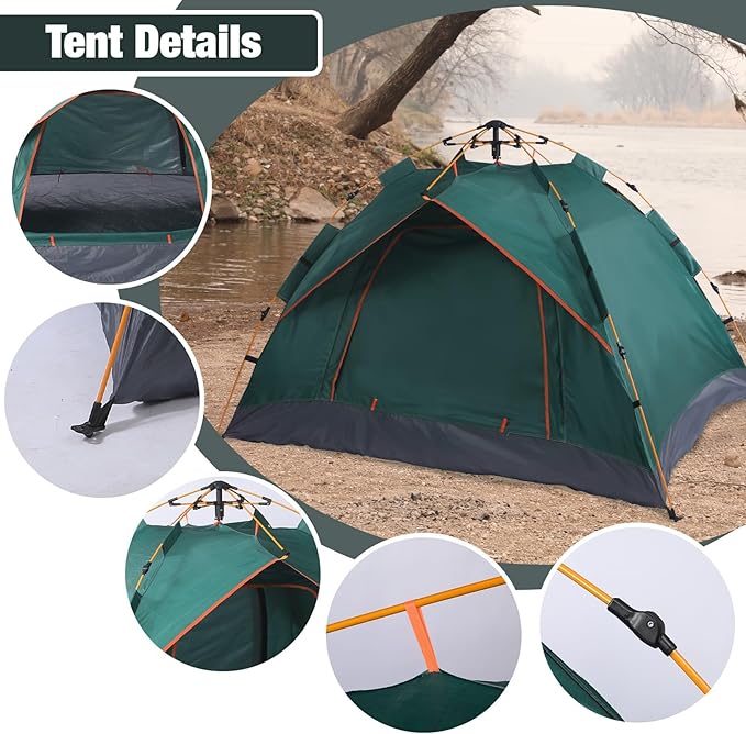 Portable Outdoor Camping Tent | Waterproof Camping Tent 4 Person