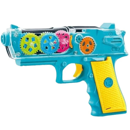 Transparent Gear gun for kids